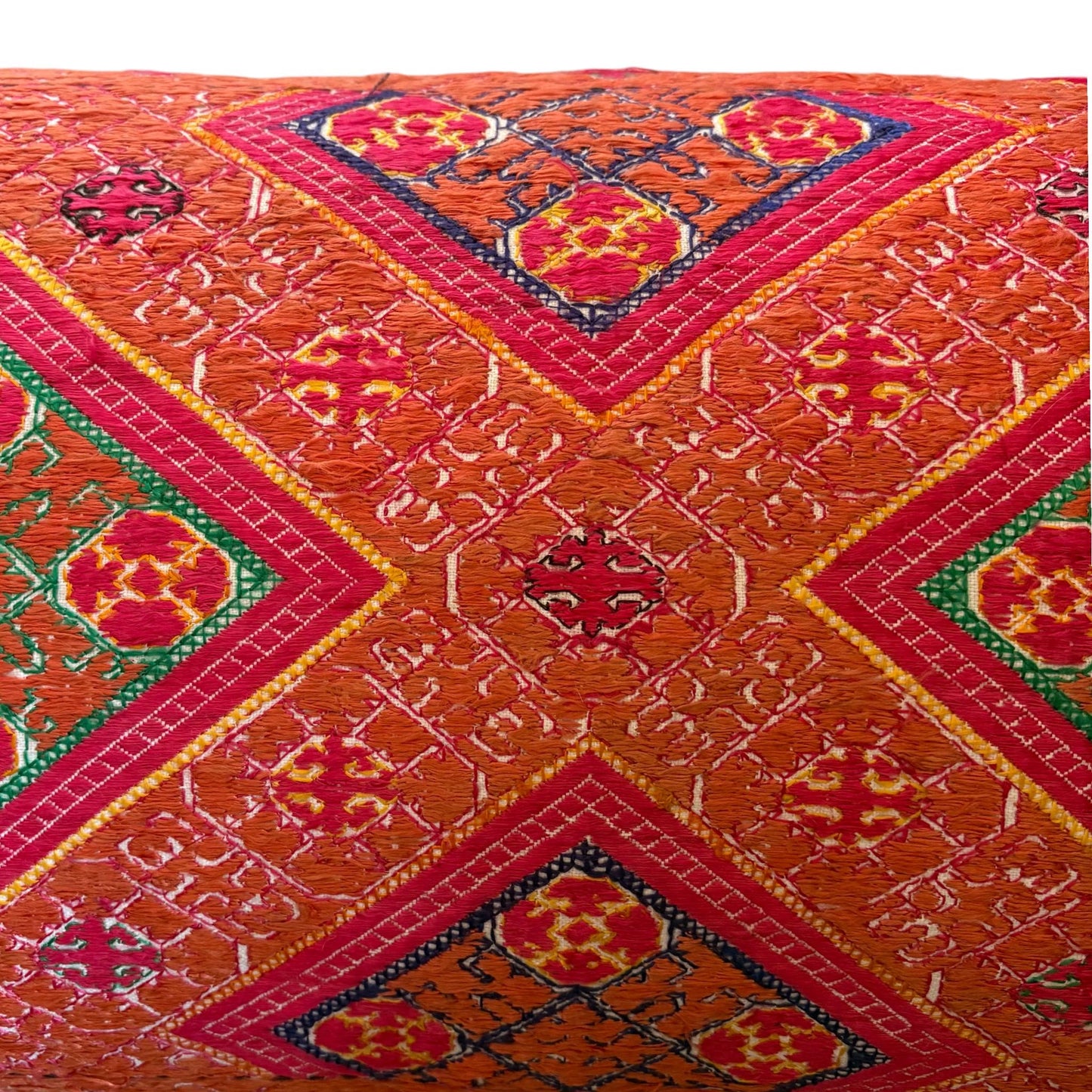 Swat valley wedding cushion close up