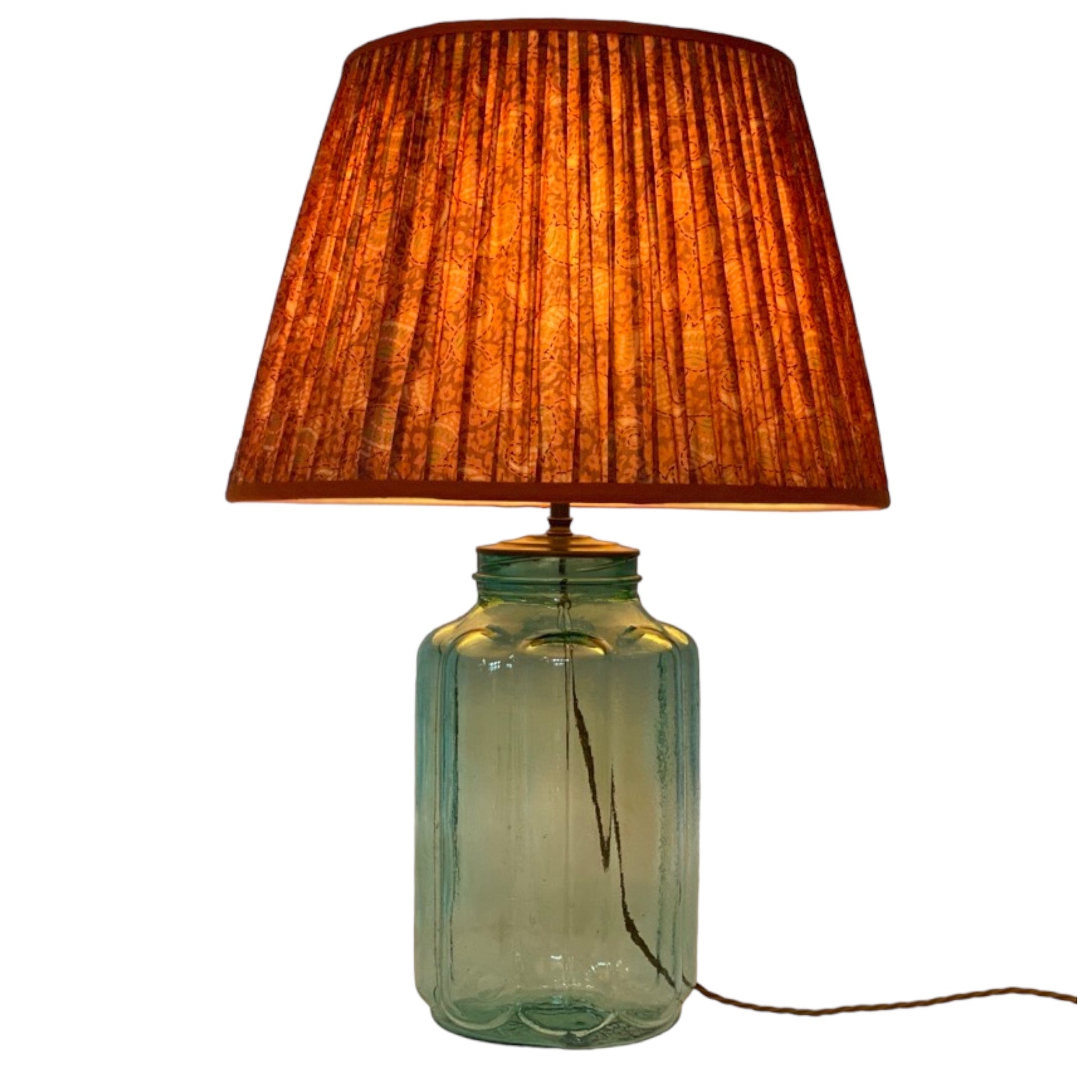 Table lamp glass jelly 