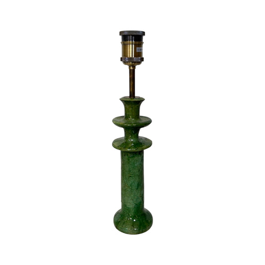 Tamegroute green lamp base