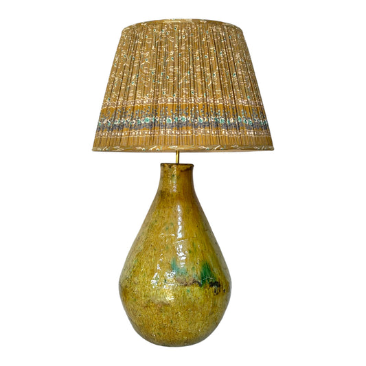Large Ochre Tamegroute Table Lamp