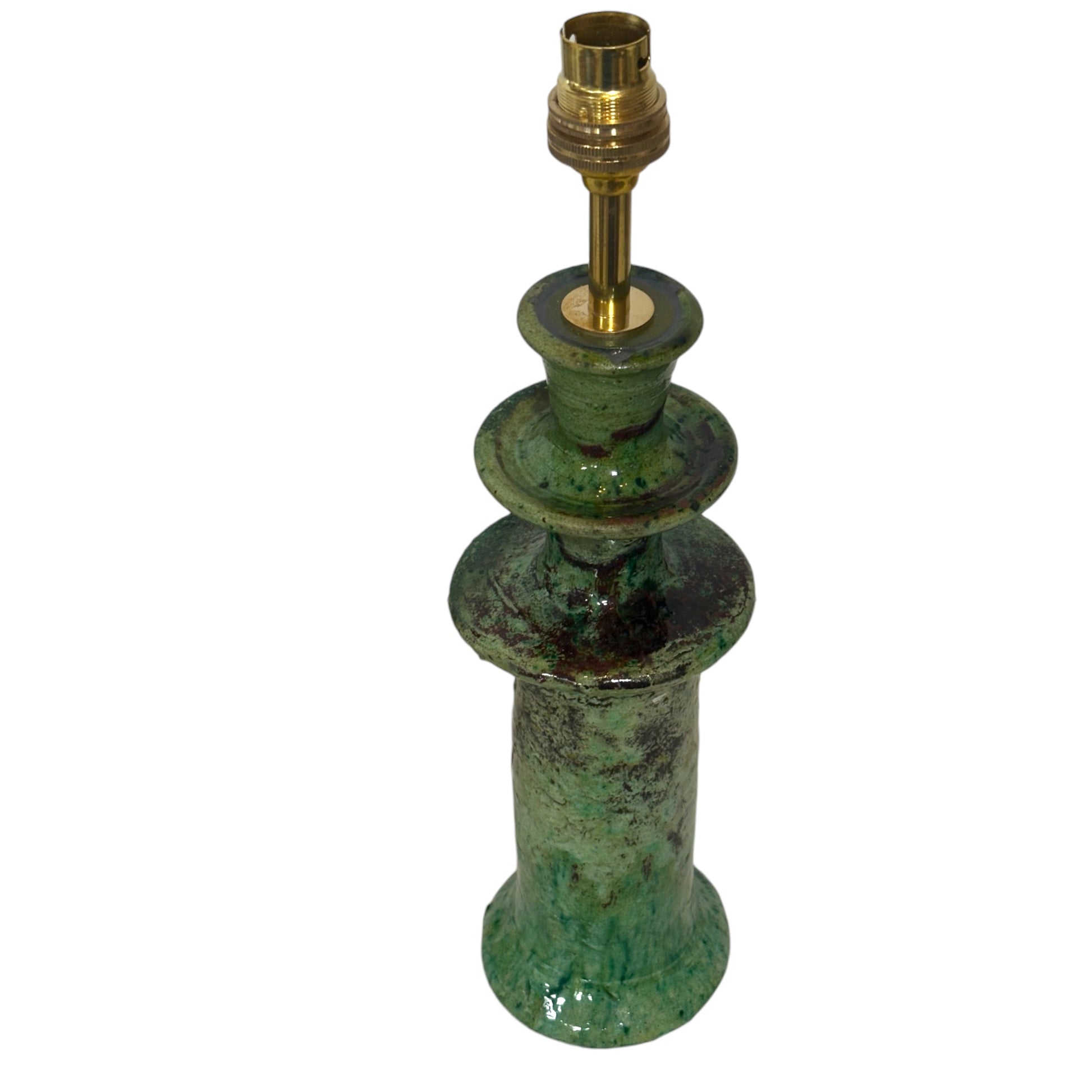 Close up tamegroute table lamp green