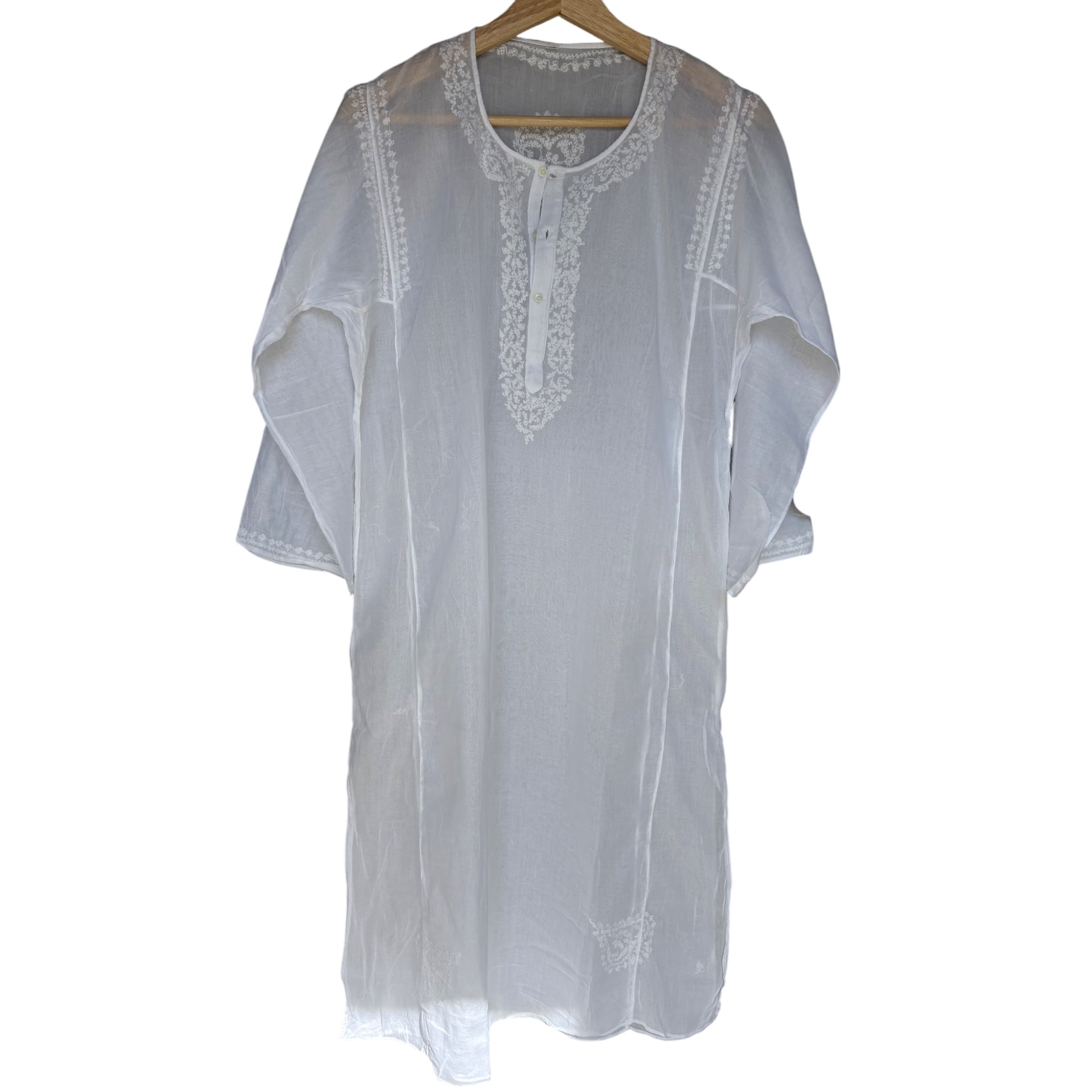 White cotton nightie