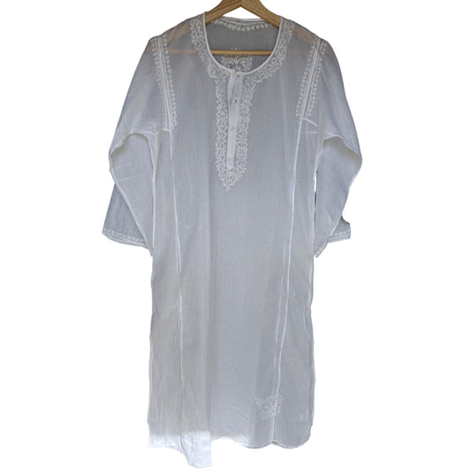 White cotton nightie