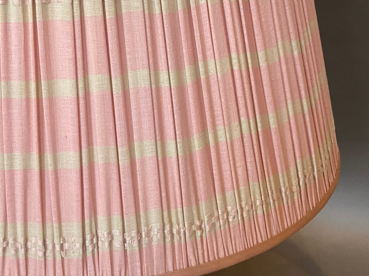 Assam pink cotton lampshade