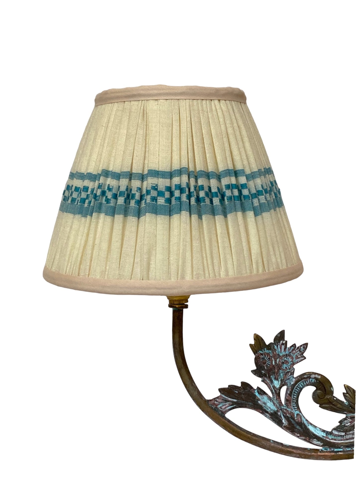 Assam blue 18cm clip on lampshade
