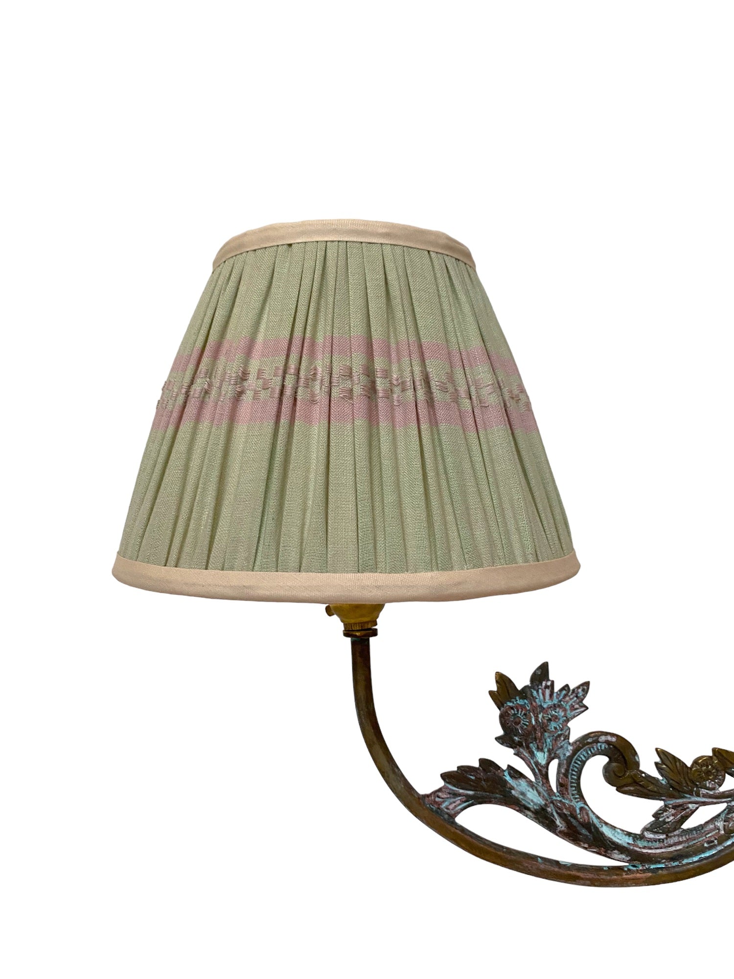 Assam pink 18cm clip on lampshade