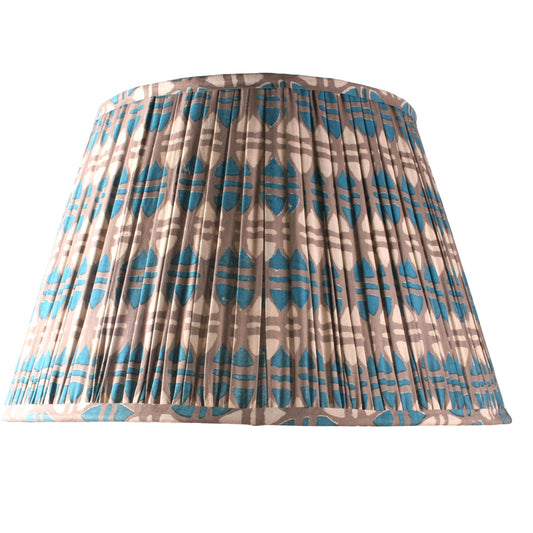 Blue and Grey Acorn Cotton Lampshade