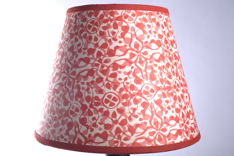 Red paper lampshade