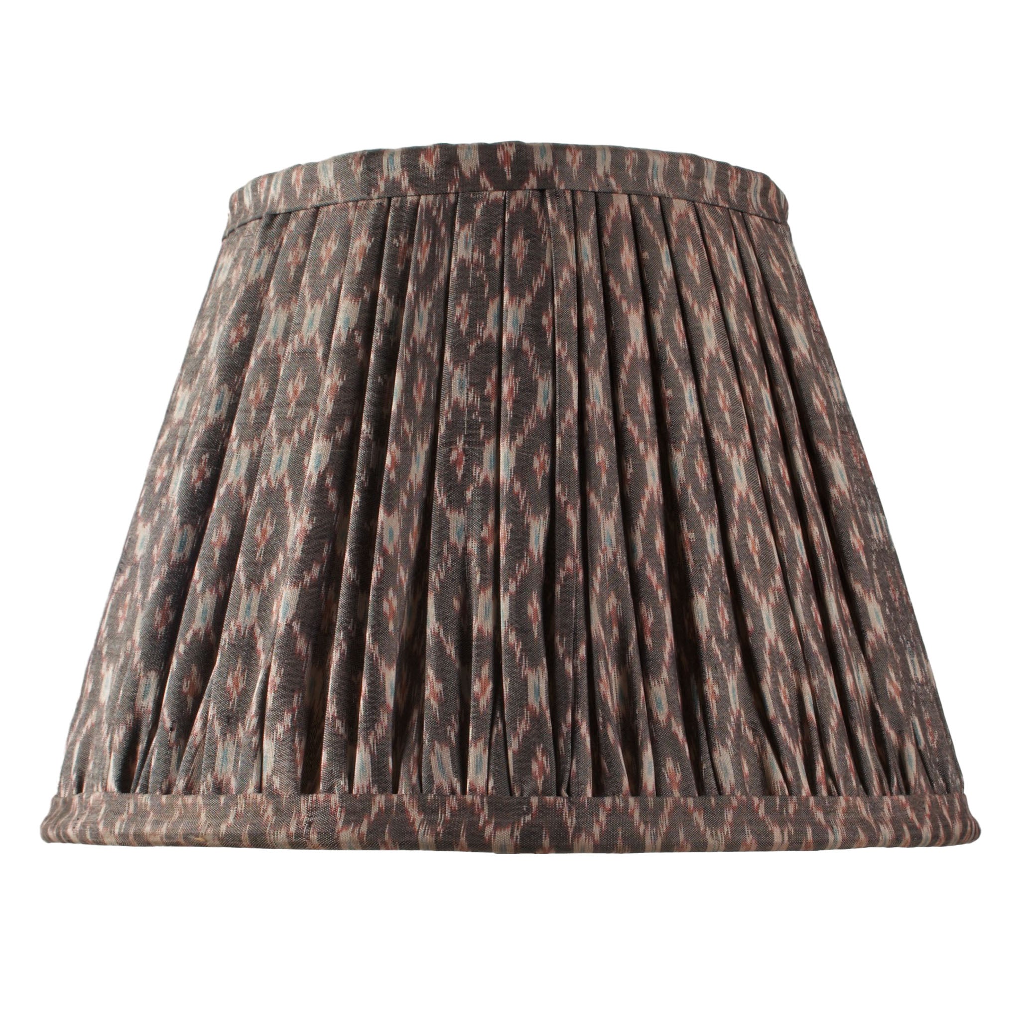 Grey silk cheap lampshade