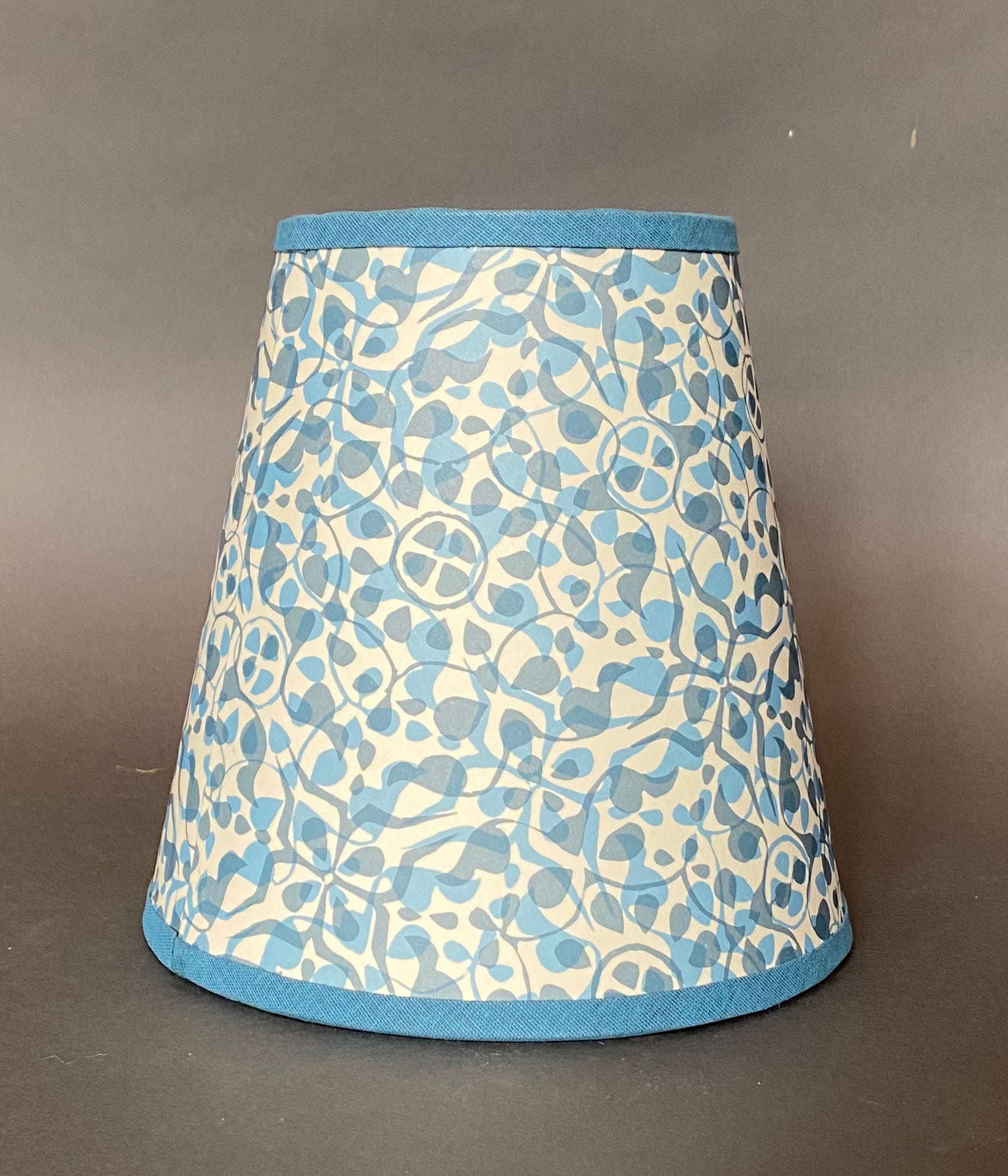 18cm pendant dappled blue paper lampshade