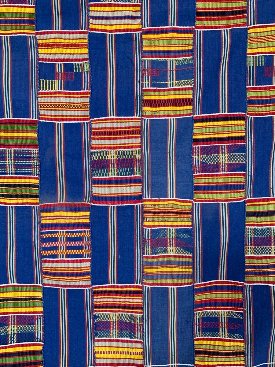 Asante Kente Cloth Close-Up 