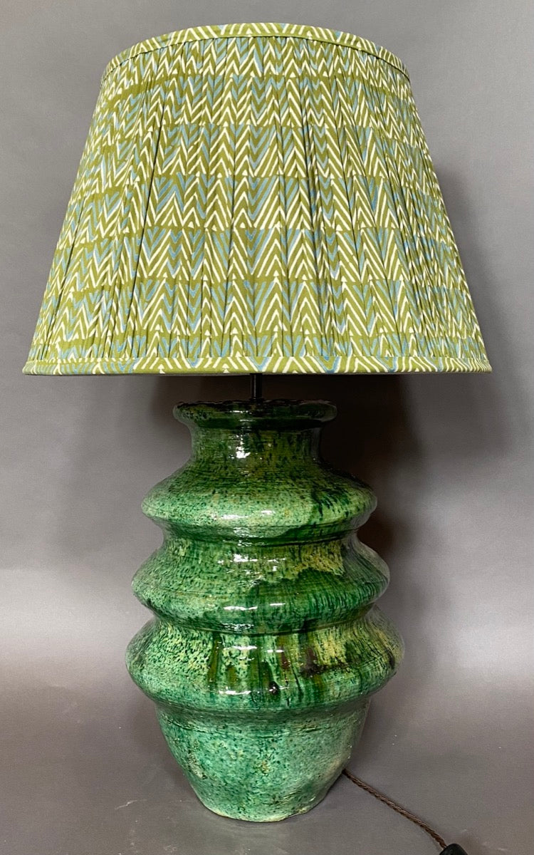 large green tamegroute table lamp