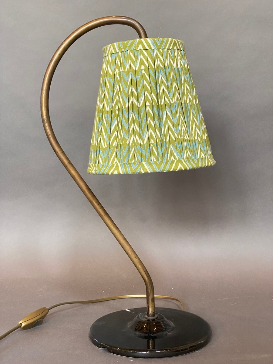 Blue and green chevron pendant lampshade