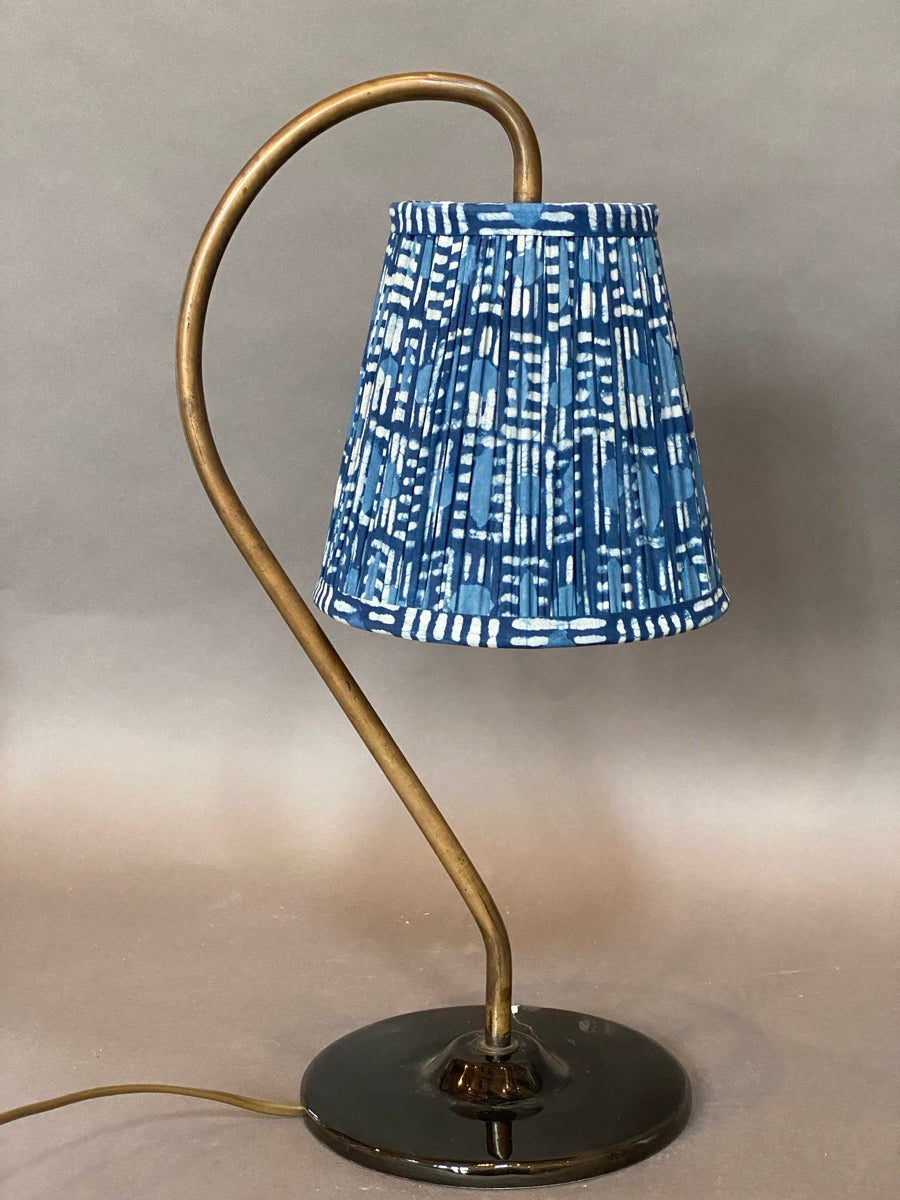 Indigo brick cotton pendant lampshade