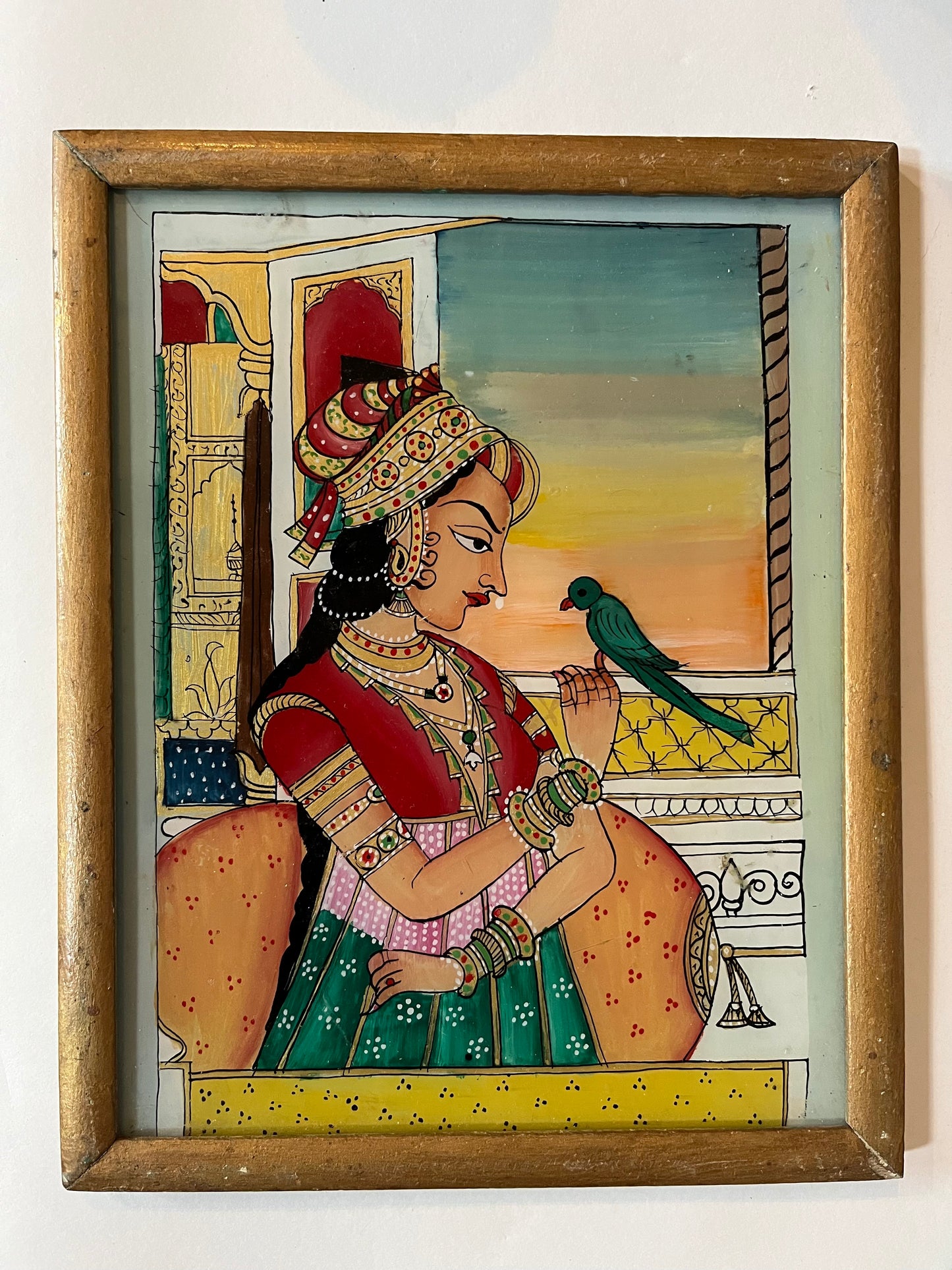 Indian Faces Glass Painting