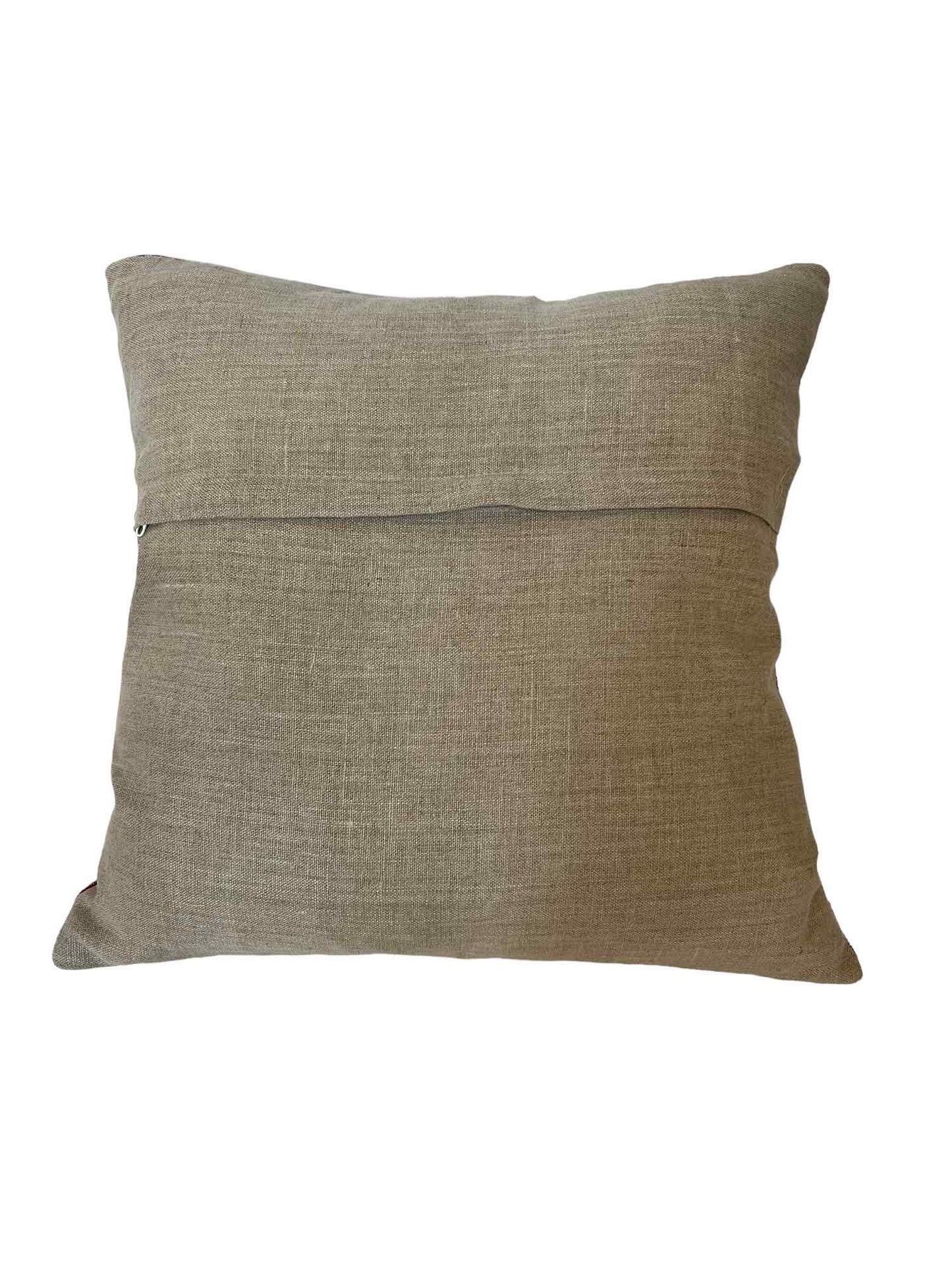 Kantha cushion reverse