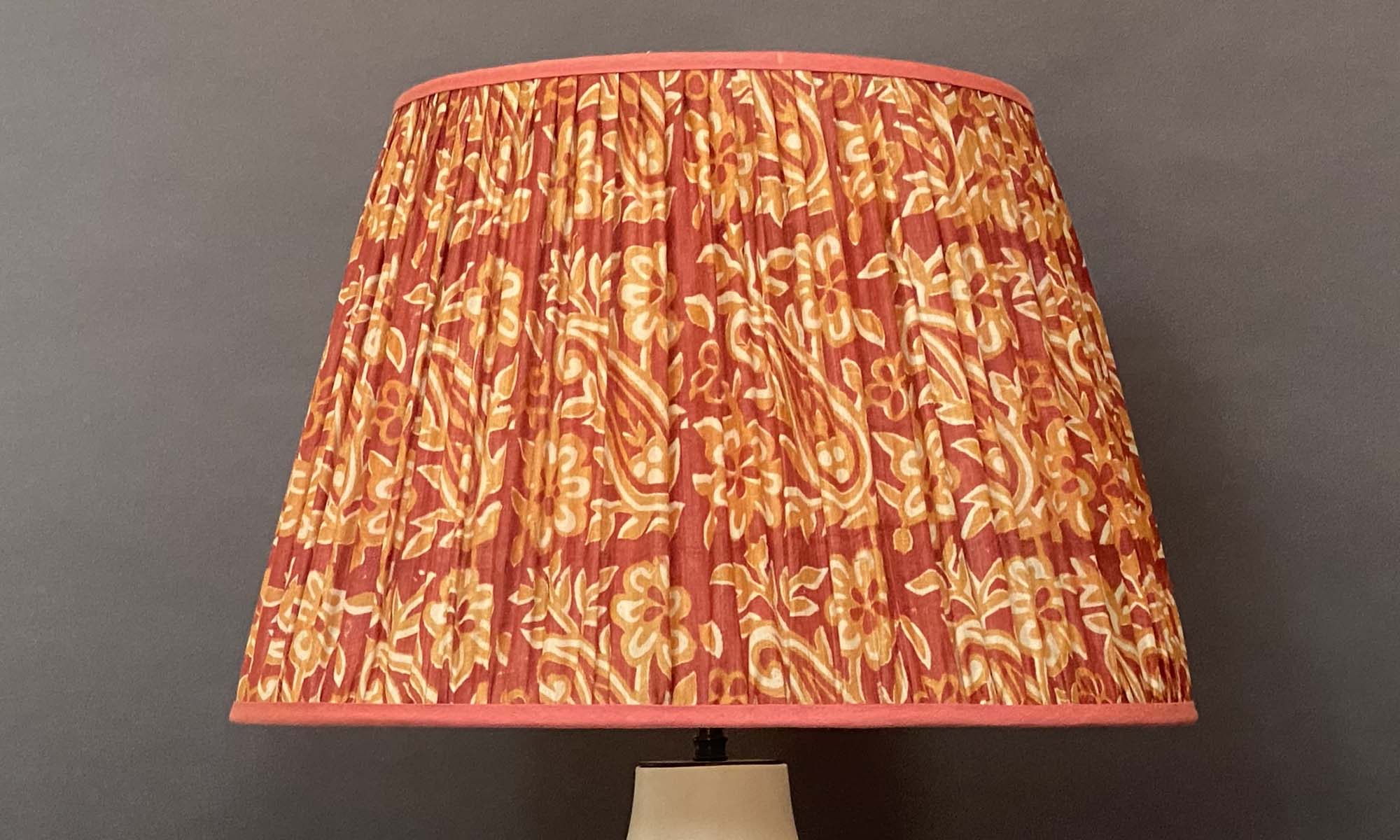 Ochre table store lamp shades only