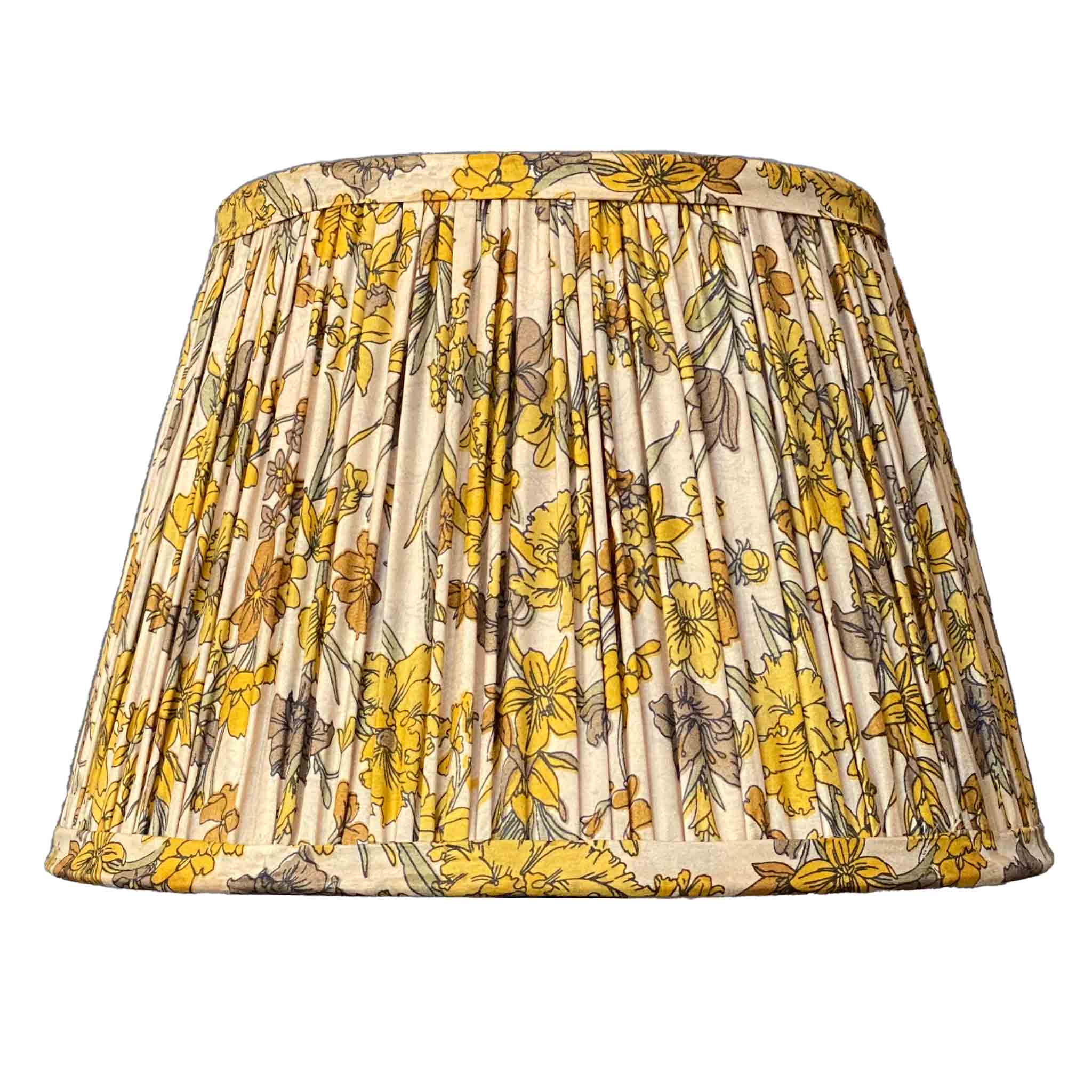 Yellow and deals gray lamp shade