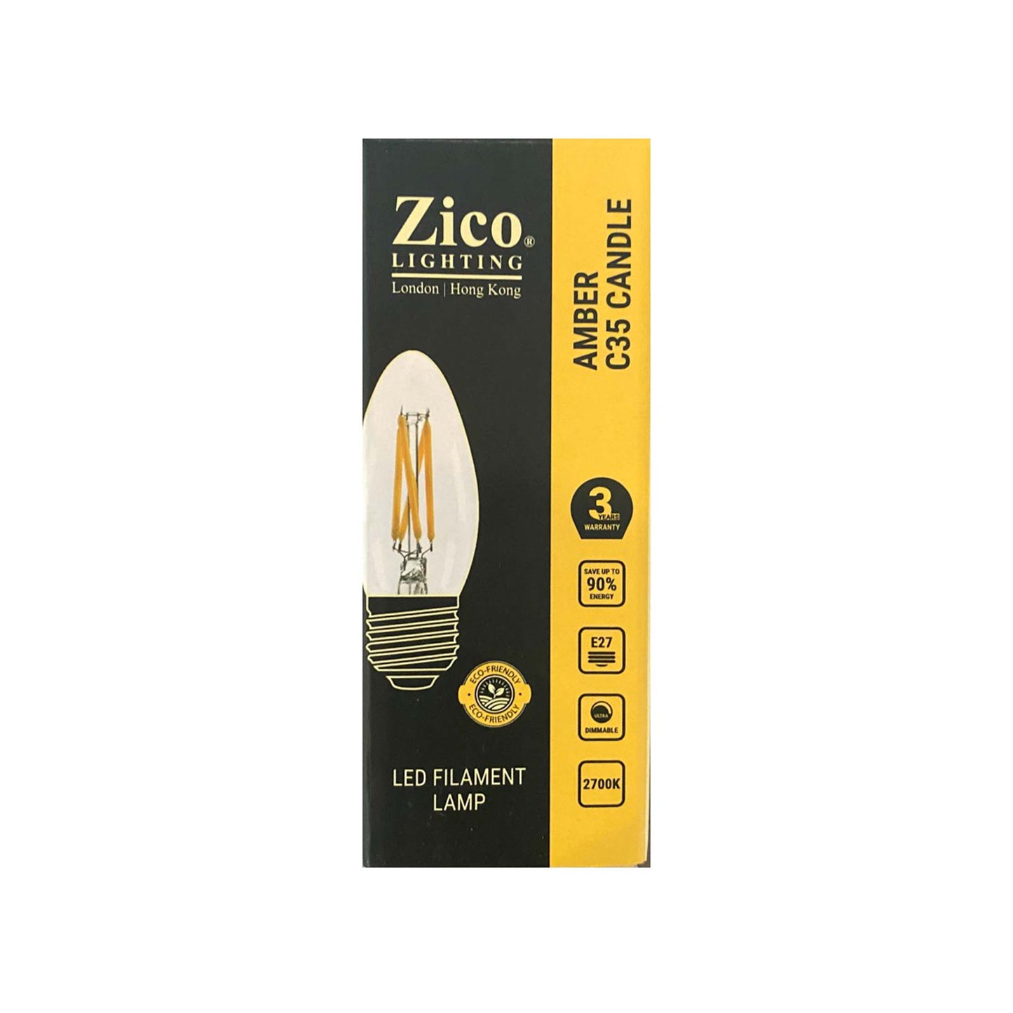 Zico Candle 4W Light Bulb E27 2700K