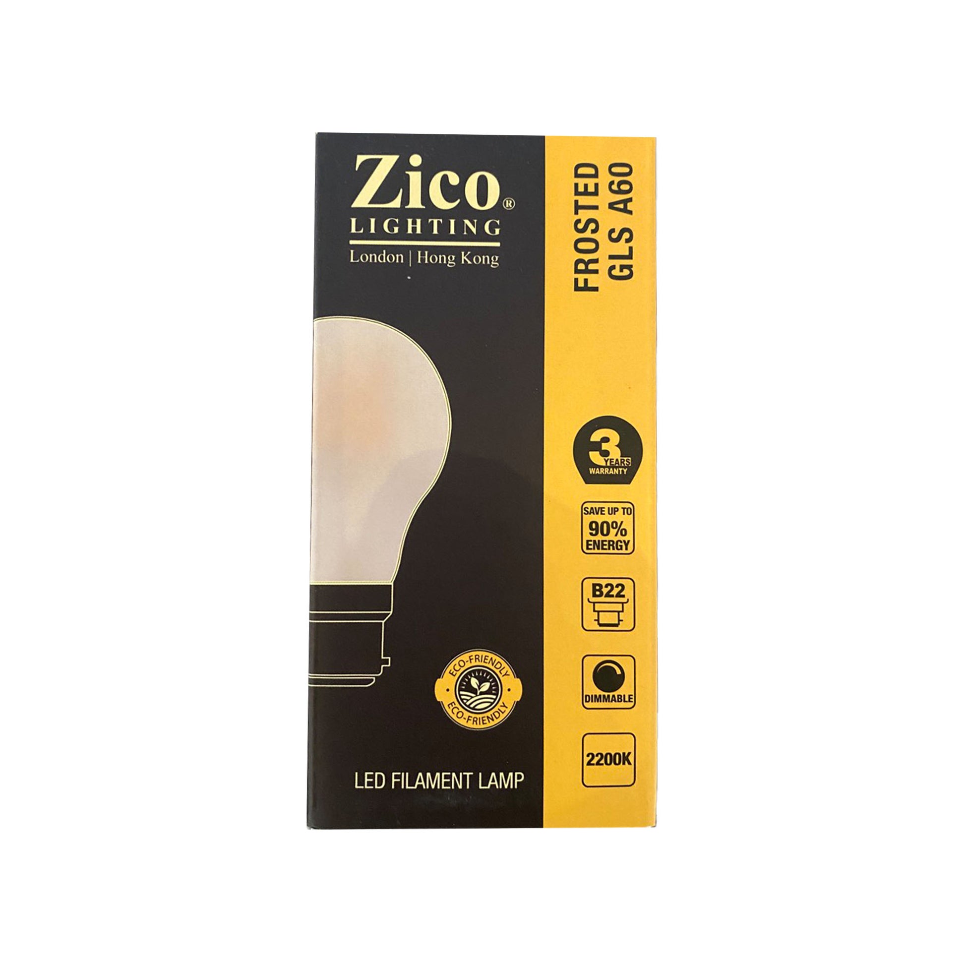 Zico 6W GLS Light Bulb Frosted B22