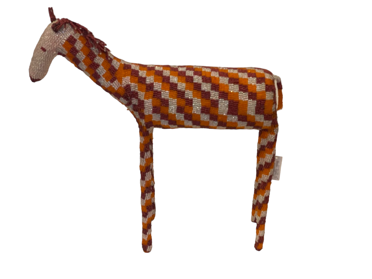 red_orange_beaded_horse