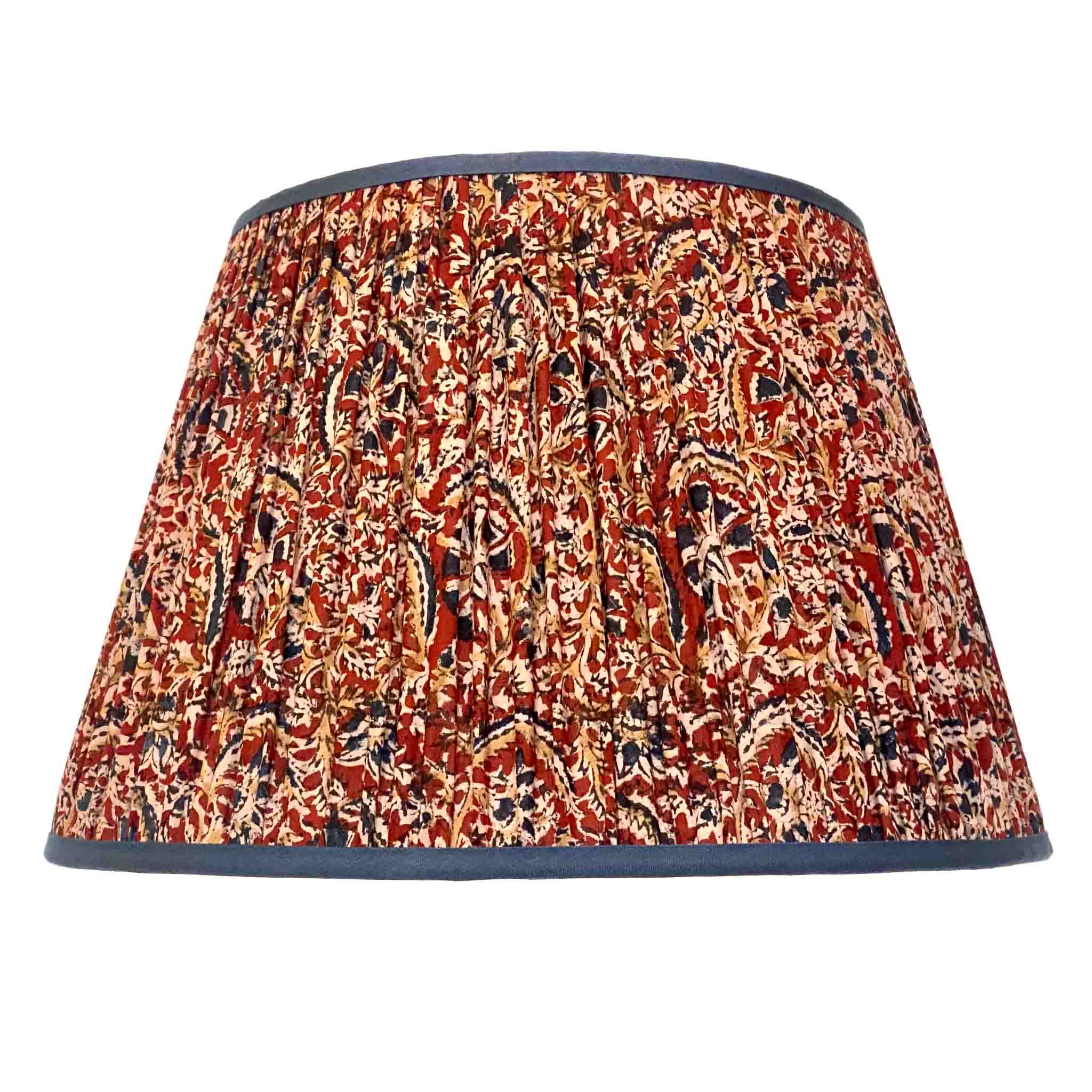 Union Kalamkari Cotton Lampshade Samarkand Design